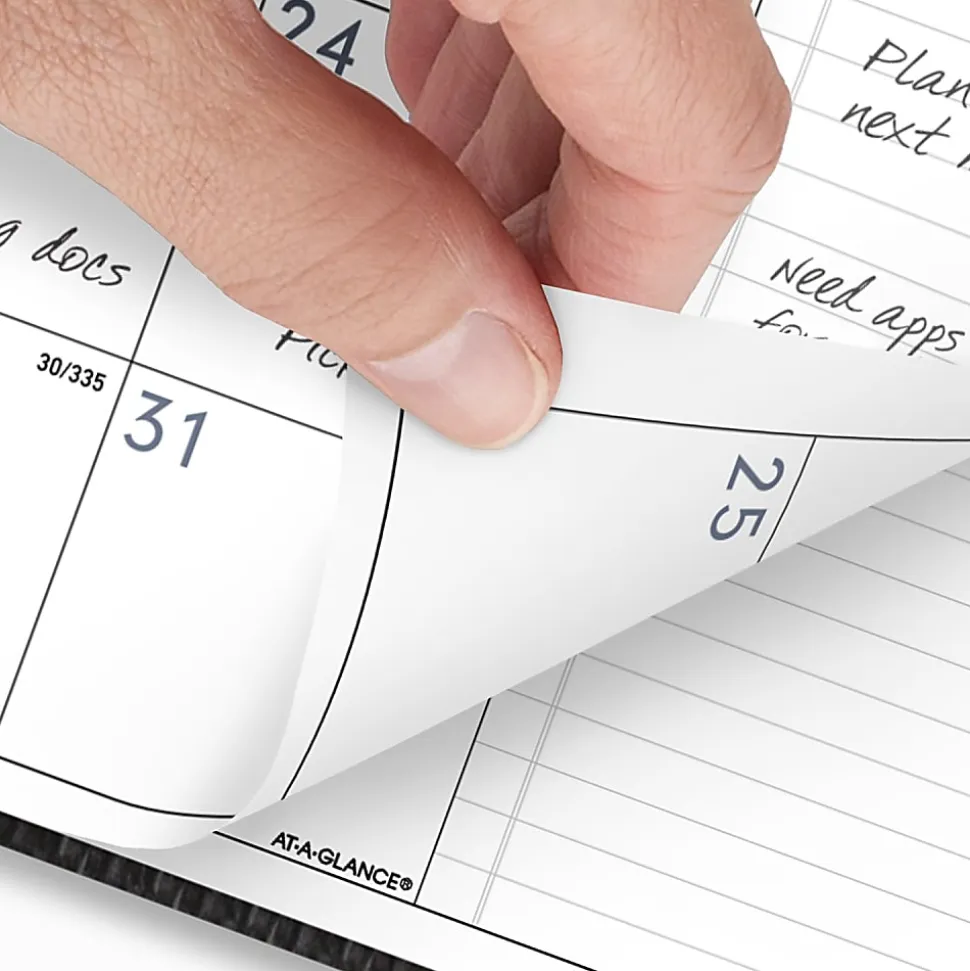 AT-A-GLANCE® Contemporary 2026 Monthly Desk Pad Calendar, Compact, 18" x 11"