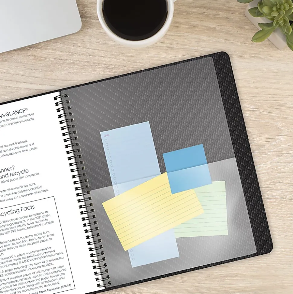 AT-A-GLANCE® Contemporary 2026 Monthly Desk Pad Calendar, Compact, 18" x 11"