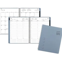 AT-A-GLANCEĀ® Contemporary 2026 Weekly Monthly Planner, Drizzle, Large, 8 1/4" x 11"