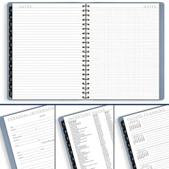 AT-A-GLANCE® Contemporary 2026 Weekly Monthly Planner, Drizzle, Large, 8 1/4