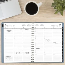 AT-A-GLANCE® Contemporary 2026 Weekly Monthly Planner, Drizzle, Large, 8 1/4