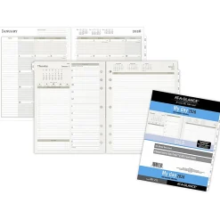 AT-A-GLANCEĀ® 2026 Daily Planner Two Pages Per Day Refill, Loose-Leaf, Folio Size, 8 1/2" x 11"
