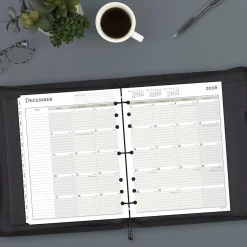 AT-A-GLANCE® 2026 Daily Planner Two Pages Per Day Refill, Loose-Leaf, Folio Size, 8 1/2" x 11"