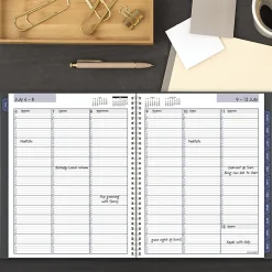 AT-A-GLANCE® DayMinder® Academic 2026-2027 Weekly Monthly Appointment Book Planner, Charcoal, Large, 8 1/2" x 11"