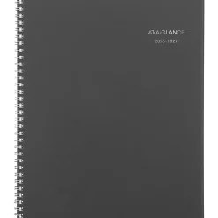 AT-A-GLANCE® DayMinder® Academic 2026-2027 Weekly Monthly Appointment Book Planner, Charcoal, Large, 8 1/2