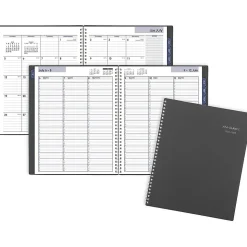 AT-A-GLANCE® DayMinder® Academic 2026-2027 Weekly Monthly Appointment Book Planner, Charcoal, Large, 8 1/2