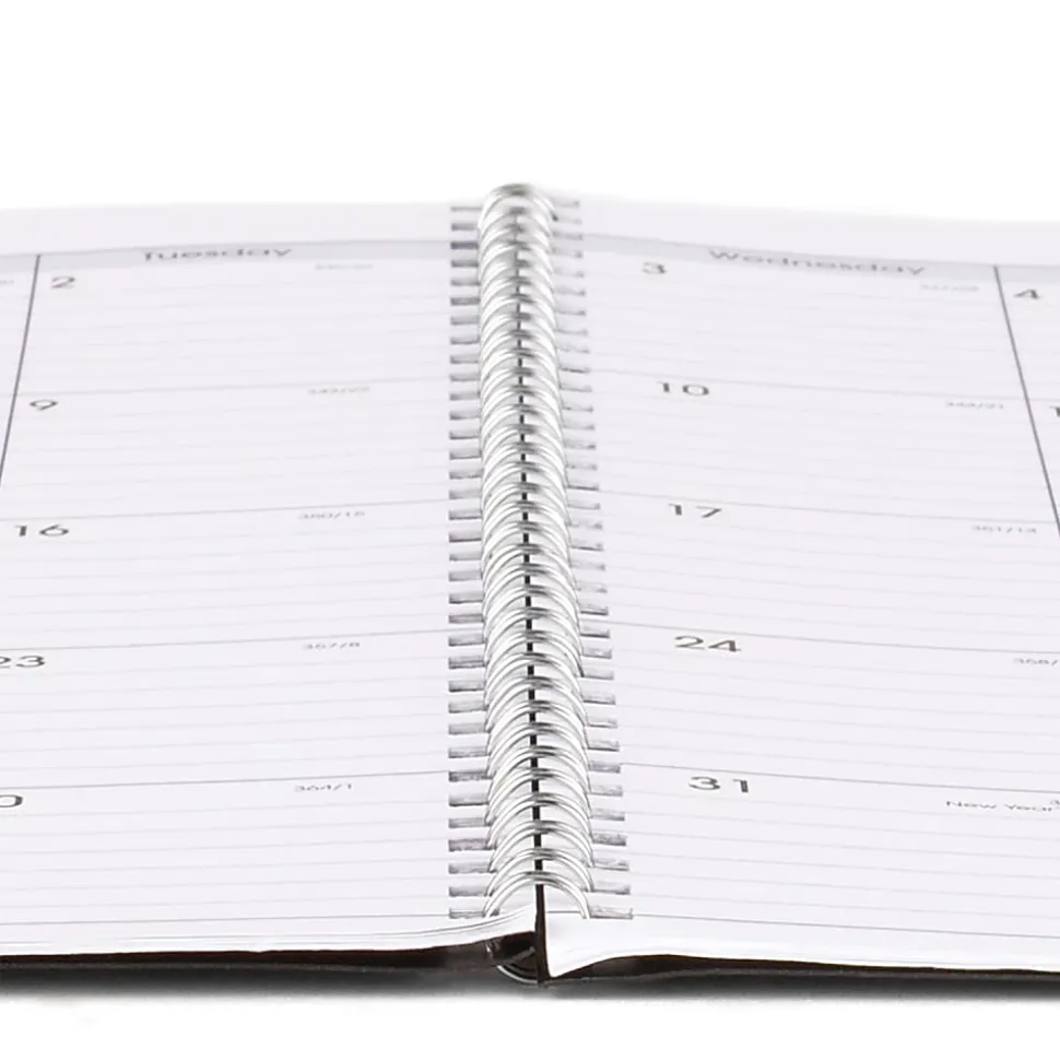 AT-A-GLANCE® DayMinder® Academic 2026-2027 Weekly Monthly Appointment Book Planner, Charcoal, Large, 8 1/2" x 11"