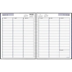 AT-A-GLANCE® DayMinder® Academic 2026-2027 Weekly Monthly Appointment Book Planner, Charcoal, Large, 8 1/2