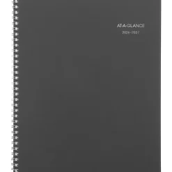 AT-A-GLANCE® DayMinder® Academic 2026-2027 Weekly Monthly Planner, Charcoal, Large, 8 1/2