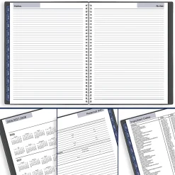 AT-A-GLANCE® DayMinder® Academic 2026-2027 Weekly Monthly Planner, Charcoal, Large, 8 1/2