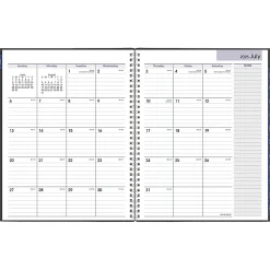 AT-A-GLANCE® DayMinder® Academic 2026-2027 Weekly Monthly Planner, Charcoal, Large, 8 1/2