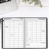 AT-A-GLANCE® DayMinder® 2026 Four Person Daily Appointment Book, Black, Large, 8" x 11"