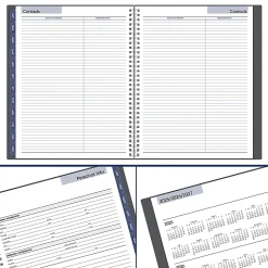 AT-A-GLANCE® DayMinder® 2026 Monthly Planner, Gray, Large, 8 1/2