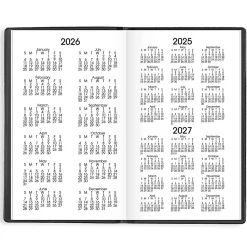 AT-A-GLANCEĀ® DayMinderĀ® 2026 Monthly Planner, Black, Pocket, 3 1/2" x 6"