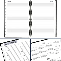 AT-A-GLANCE® DayMinder® 2026 Monthly Planner, Hardcover, Black, Large, 8