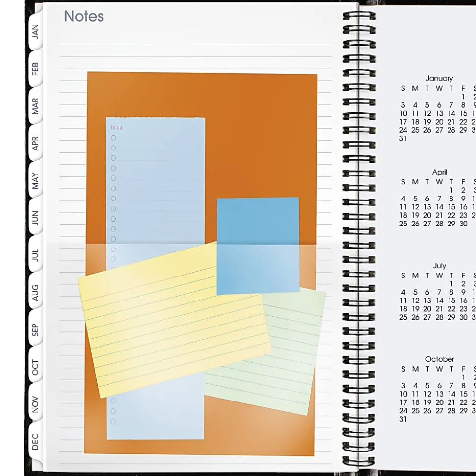 AT-A-GLANCE® DayMinder® 2026 Monthly Planner, Hardcover, Black, Large, 8" x 11 3/4"