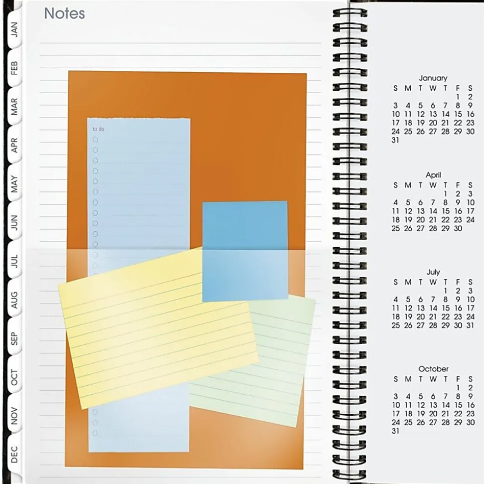 AT-A-GLANCE® DayMinder® 2026 Monthly Planner, Hardcover, Black, Large, 8" x 11 3/4"