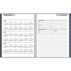 AT-A-GLANCE® DayMinder® 2026 Weekly Monthly Appointment Book Planner, Gray, Large, 8 1/2