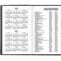 AT-A-GLANCE® DayMinder® 2026 Weekly Planner, Black, Pocket, 3 1/2