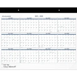 AT-A-GLANCE® Easy-to-Read Academic 2026-2027 Monthly Desk Pad Calendar, Standard, 21 3/4