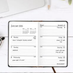 2025 AT-A-GLANCE® Fine Diary® Weekly/Monthly Diary, 2-3/4