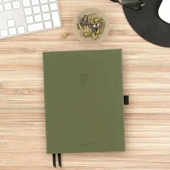 AT-A-GLANCE® FOUNDATION GOAL SETTING Undated Weekly Monthly Planner, Green, Small, 5 1/2
