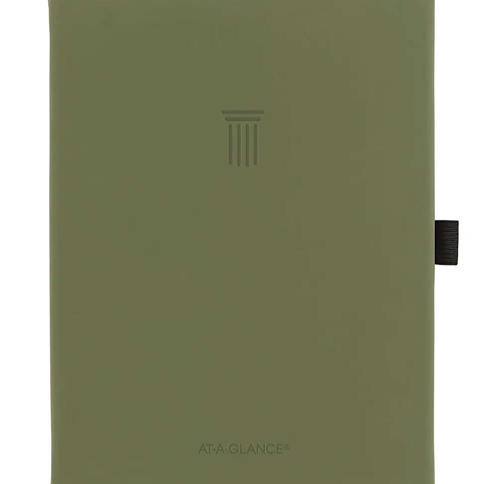 AT-A-GLANCE® FOUNDATION GOAL SETTING Undated Weekly Monthly Planner, Green, Small, 5 1/2" x 8 1/2"