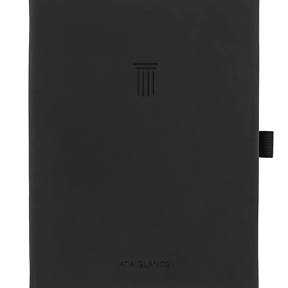 AT-A-GLANCE® FOUNDATION GOAL SETTING Undated Weekly Monthly Planner, Black, Small, 5 1/2" x 8 1/2"