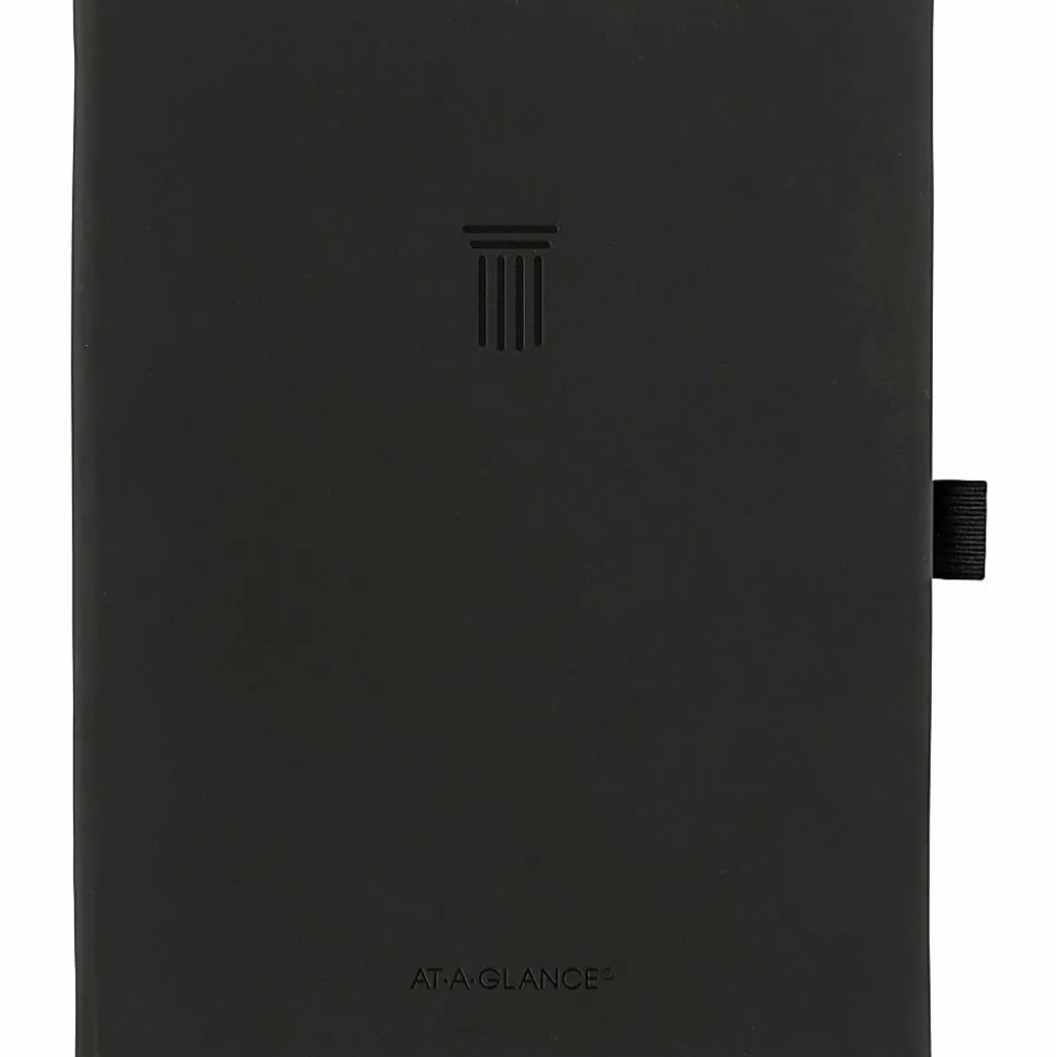 AT-A-GLANCE® Foundation Weekly/Monthly Planner, 5-1/2" x 8-1/2", Small, Black, Undated