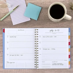AT-A-GLANCE® Harmony Academic 2026-2027 Weekly Monthly Planner, Blue Aura, Medium, 7