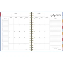 AT-A-GLANCE® Harmony Academic 2026-2027 Weekly Monthly Planner, Blue Aura, Medium, 7