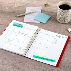 AT-A-GLANCE® Harmony Academic 2026-2027 Weekly Monthly Planner, Scarlet, Medium, 7