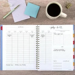 AT-A-GLANCE® Harmony Academic 2026-2027 Weekly Monthly Planner, Blue Aura, Large, 8 1/2" x 11"