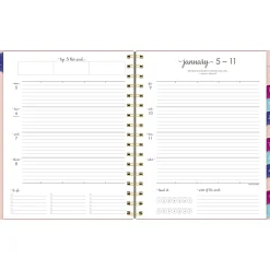AT-A-GLANCE Harmony Weekly Monthly Planners, Medium, Sunset Coral