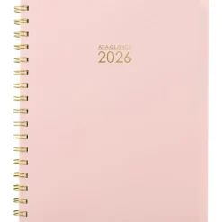 AT-A-GLANCE Harmony Weekly Monthly Planners, Medium, Sunset Coral