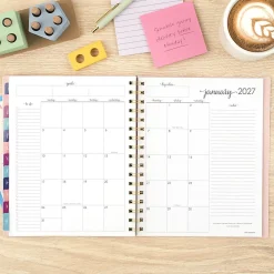 AT-A-GLANCE Harmony Weekly Monthly Planners, Medium, Sunset Coral