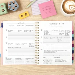 AT-A-GLANCE Harmony Weekly Monthly Planners, Medium, Sunset Coral