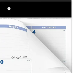 AT-A-GLANCE® 2026 Monthly Desk Pad Calendar, Blue and Gray, Large, 24