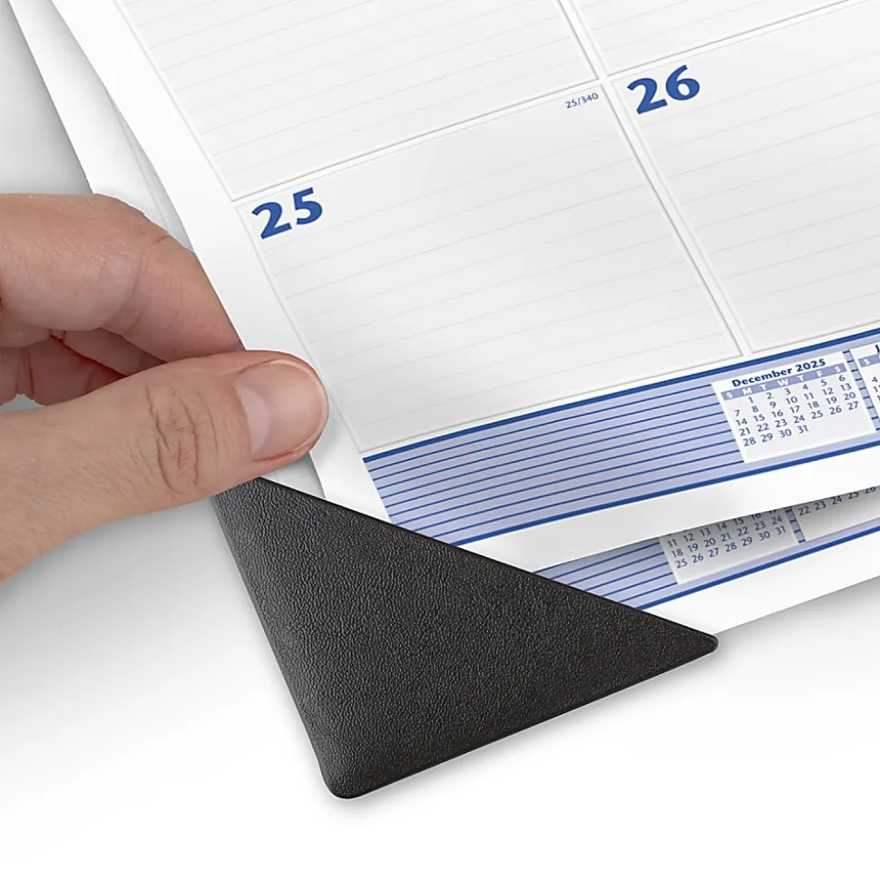 AT-A-GLANCE® 2026 Monthly Desk Pad Calendar, Blue and Gray, Large, 24" x 19"
