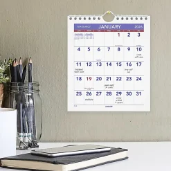 AT-A-GLANCEĀ® 2026 Monthly Wall Calendar, Mini, 6 1/2" x 7 1/2"