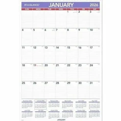AT-A-GLANCE® 2026 Monthly Wall Calendar, Large, 20