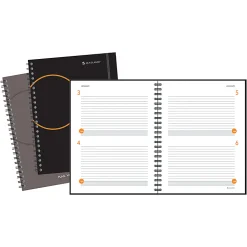 AT-A-GLANCE Plan. Write. Remember. Two Days Per Page Planning Notebook, Undated, 8 1/2" x 11", Black