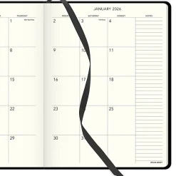 AT-A-GLANCE® Plan. Write. Remember.® 2026 Weekly Monthly Appointment Book Planner, Casebound, Black, Large, 7 1/2