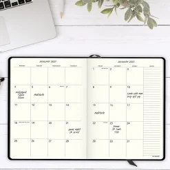AT-A-GLANCE® Plan. Write. Remember.® 2026 Weekly Monthly Appointment Book Planner, Casebound, Black, Large, 7 1/2