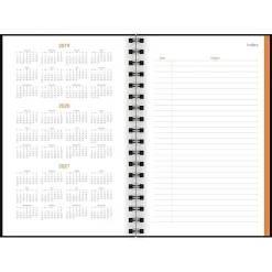 AT-A-GLANCE Plan. Write. Remember. Two Days Per Page Planning Notebook, Undated, 6" x 9", Black