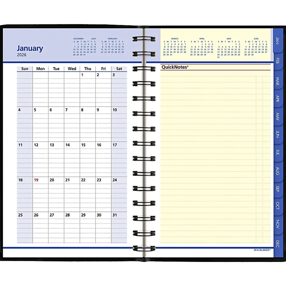 AT-A-GLANCE® QuickNotes® Weekly Monthly Appointment Books, 76020526