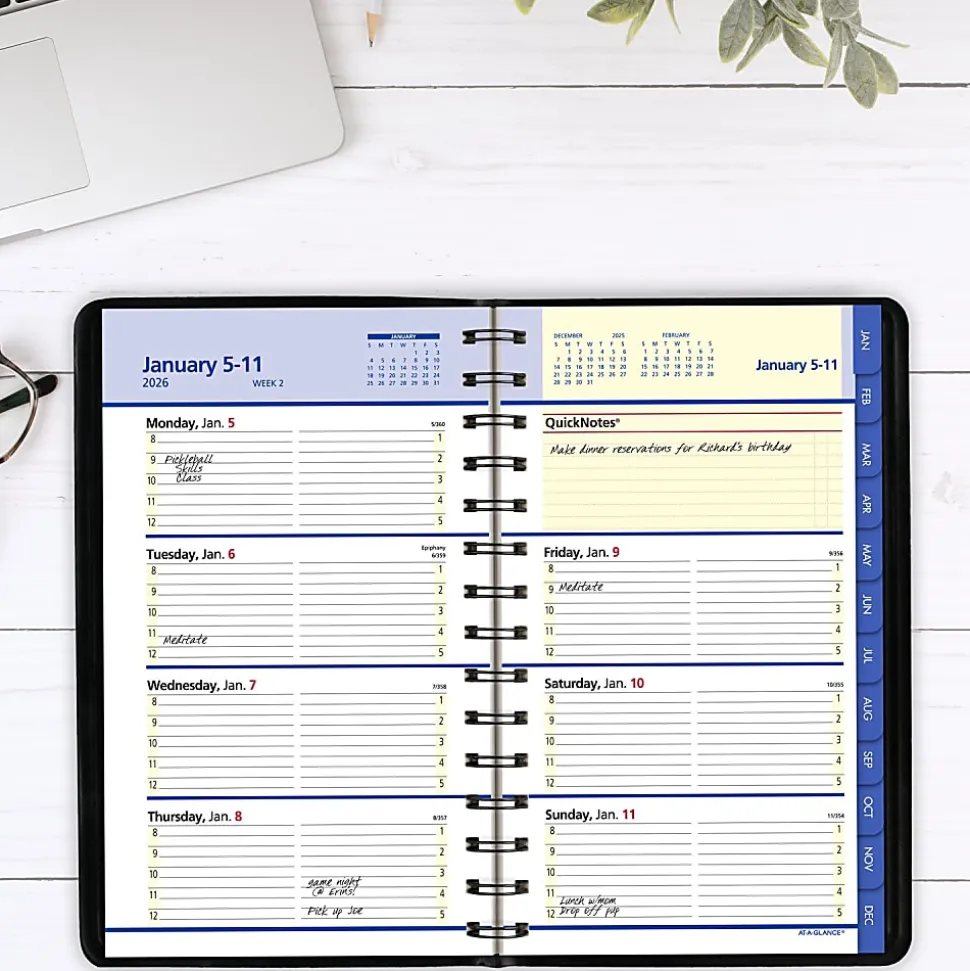 AT-A-GLANCE® QuickNotes® Weekly Monthly Appointment Books, 76020526
