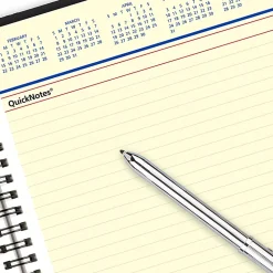AT-A-GLANCE® QuickNotes® 2026 Weekly Monthly Appointment Book Planner, Black, Large, 8 1/4