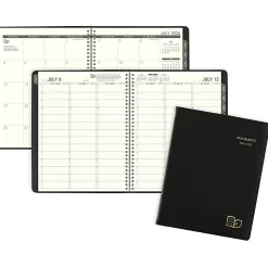 AT-A-GLANCE® Recycled Academic 2026-2027 Weekly Monthly Appointment Book Planner, Black, Large, 8 1/4