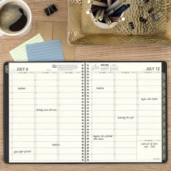 AT-A-GLANCE® Recycled Academic 2026-2027 Weekly Monthly Appointment Book Planner, Black, Large, 8 1/4